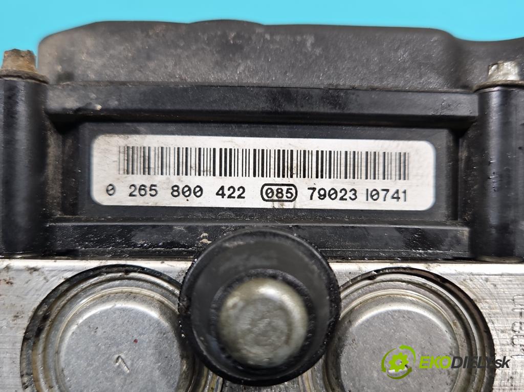 Opel Corsa D 2006-2014 1.2 16V 80 HP manual 59 kW 1229 cm3 3- čerpadlo abs 0265800422 (Pumpa ABS)