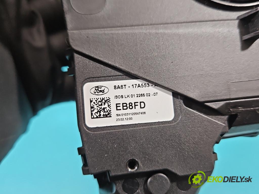 Ford Fiesta Mk7 2008-2017 1.6 16V 120 HP manual 88 kW 1596 cm3 5- prepínač komplex: 8A6T-13335-CC (Prepínacie páčky pod volantom)