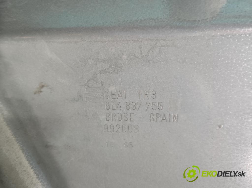Seat Cordoba II 6L 2002-2008 1.4 tdi 75 hp manual 55 kW 1422 cm3 4- mechanismus stahování přední levý 6L4837751CB