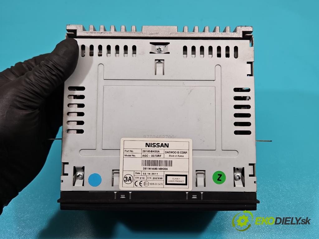 Nissan Qashqai I J10 2006-2013 2.0 16V 141 HP manual 104 kW 1997 cm3 5- Radio originál 28185BH30A