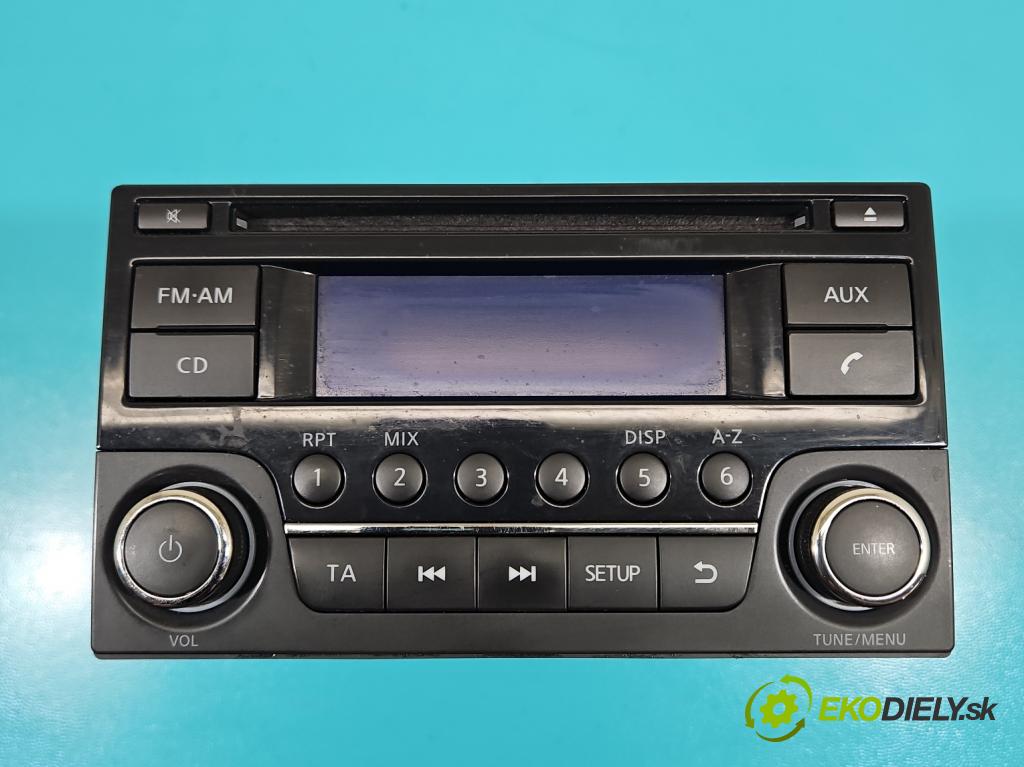 Nissan Qashqai I J10 2006-2013 2.0 16V 141 HP manual 104 kW 1997 cm3 5- Radio originál 28185BH30A