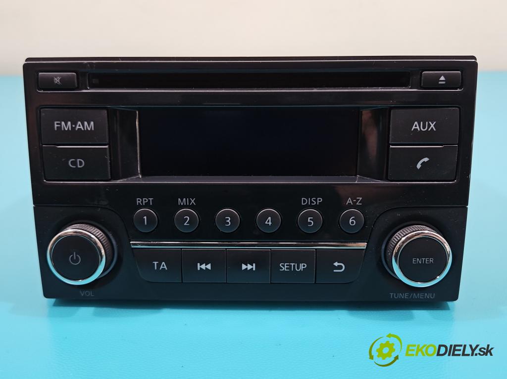 Nissan Qashqai I J10 2006-2013 2.0 16V 141 HP manual 104 kW 1997 cm3 5- Radio originál 28185BH30A