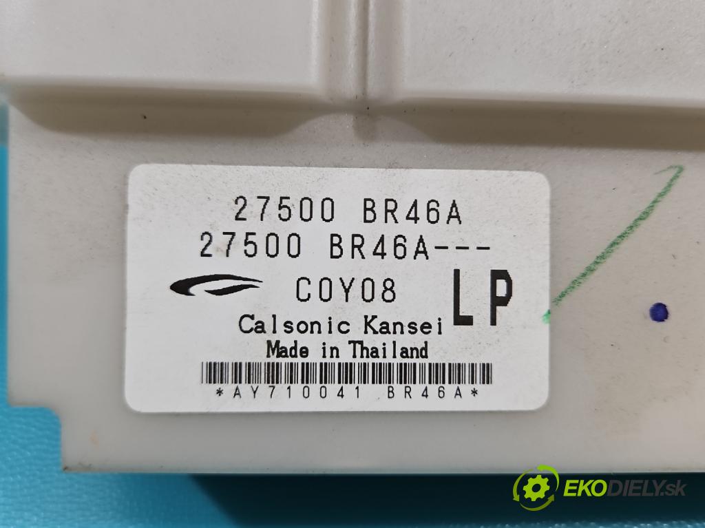 Nissan Qashqai I J10 2006-2013 2.0 16V 141 HP manual 104 kW 1997 cm3 5- panel kúrenia 27500BR46A