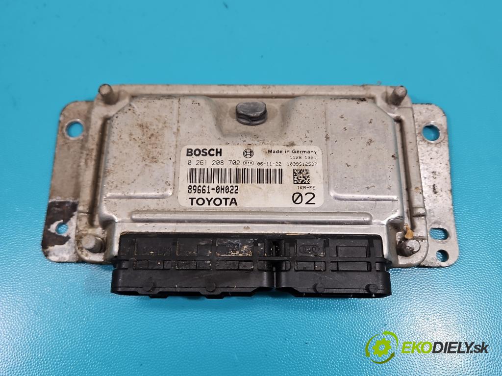 Toyota Aygo 2005-2014 1.0 VVTi 68 HP manual 50 kW 998 cm3 5- riadiaca jednotka motora 0261208702