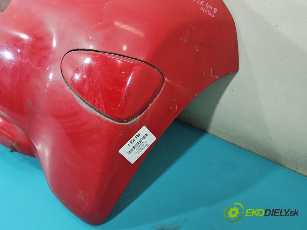 Toyota Aygo 2005-2014 1.0 VVTi 68 hp manual 50 kW 998 cm3 5- nárazník zadní  (Ostatné)