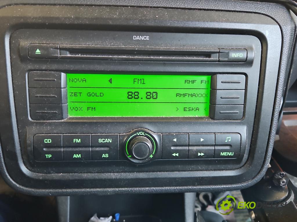 Skoda Fabia II 2007-2014 1.9 tdi 105 HP manual 77 kW 1896 cm3 5- Radio originál 5J0035161A