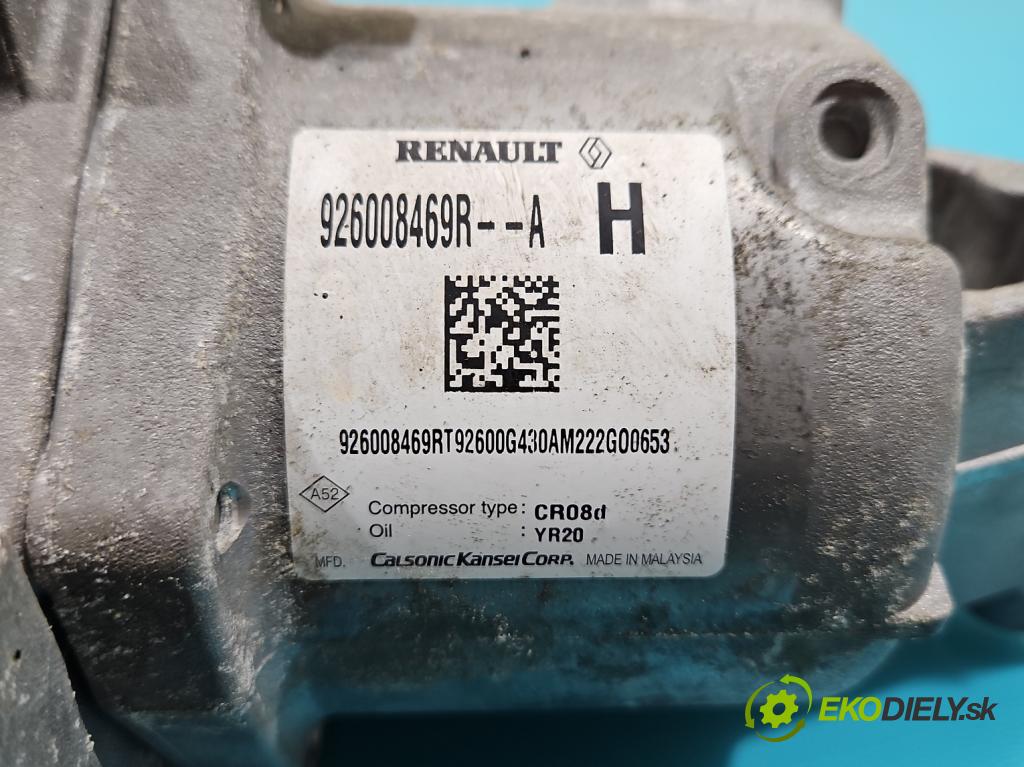 Dacia Sandero III 2020- 1.0 Tce 91 KM manual 67 kW 999 cm3 5- Kompresor: klimatizácie 926008469R-A (Kompresor klimatizácie)