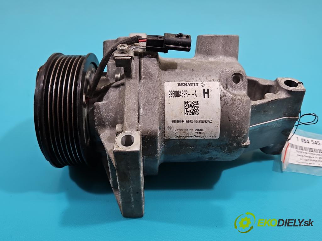 Dacia Sandero III 2020- 1.0 Tce 91 KM manual 67 kW 999 cm3 5- Kompresor: klimatizácie 926008469R-A (Kompresor klimatizácie)