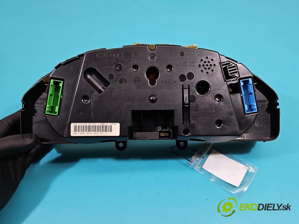 Audi A4 B5 1994-2001 1.9 tdi 90 HP manual 66 kW 1896 cm3 4- prístrojovka/ budíky 8D0919861F (Prístrojová doska)
