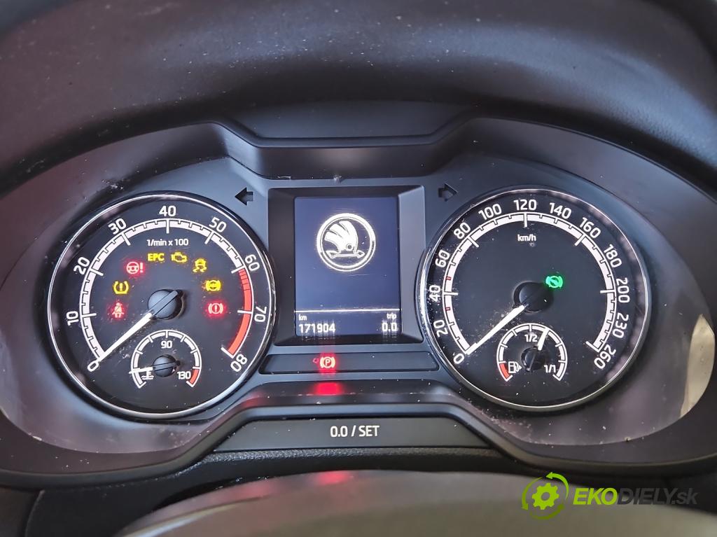 Skoda Octavia III 2013- 2.0 TSI 190 HP automatic 140 kW 1984 cm3 5- prístrojovka/ budíky 5E0920780F (Prístrojová doska)