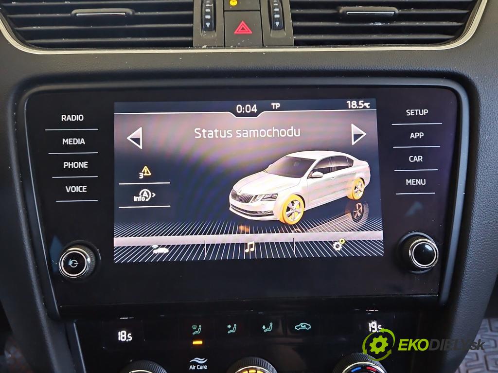 Skoda Octavia III 2013- 2.0 TSI 190 HP automatic 140 kW 1984 cm3 5- Radio originál 5E0919605N