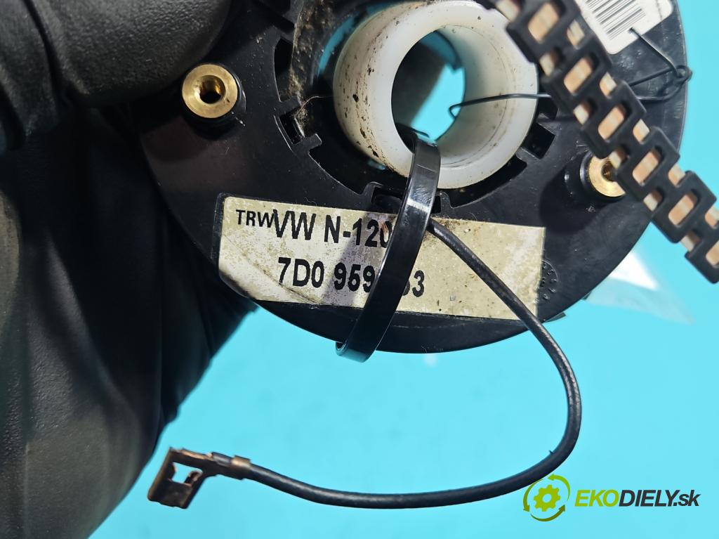 Vw Transporter T4 1990-2003 1.9 TD 68 HP manual 50 kW 1900 cm3 5- Páska: airbag 7D0959653 (Airbag)