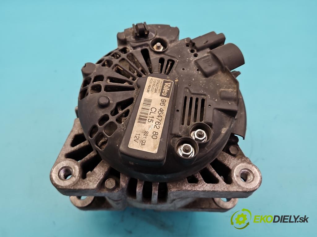 Citroen C3 I 2002-2009 1.4 hdi 68 HP manual 50 kW 1398 cm3 5- Alternator 9646476280 (Alternátor)