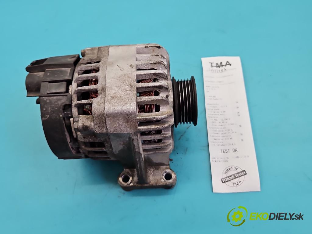 Fiat Punto II 1999-2010 1.2 8V 60 hp manual 44 kW 1242 cm3 5- Alternator  (Alternátory)