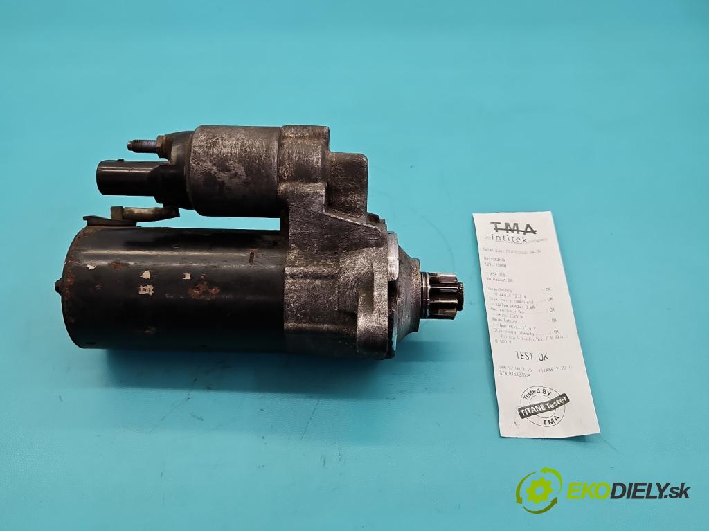 Vw Passat B6 2005-2010 2.0 tdi 140 HP automatic 103 kW 1968 cm3 5- štartér 0001123016 (Štartér)