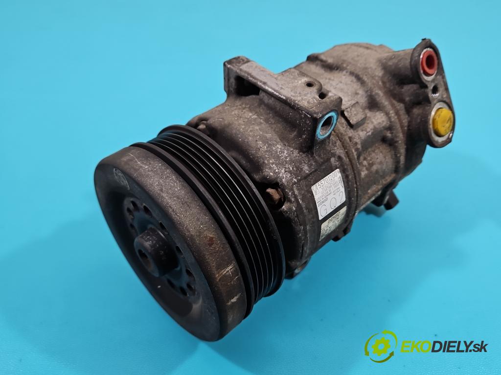 Opel Corsa D 2006-2014 1.2 16V 80 HP manual 59 kW 1229 cm3 3- Kompresor: klimatizácie 55701200 (Kompresor klimatizácie)