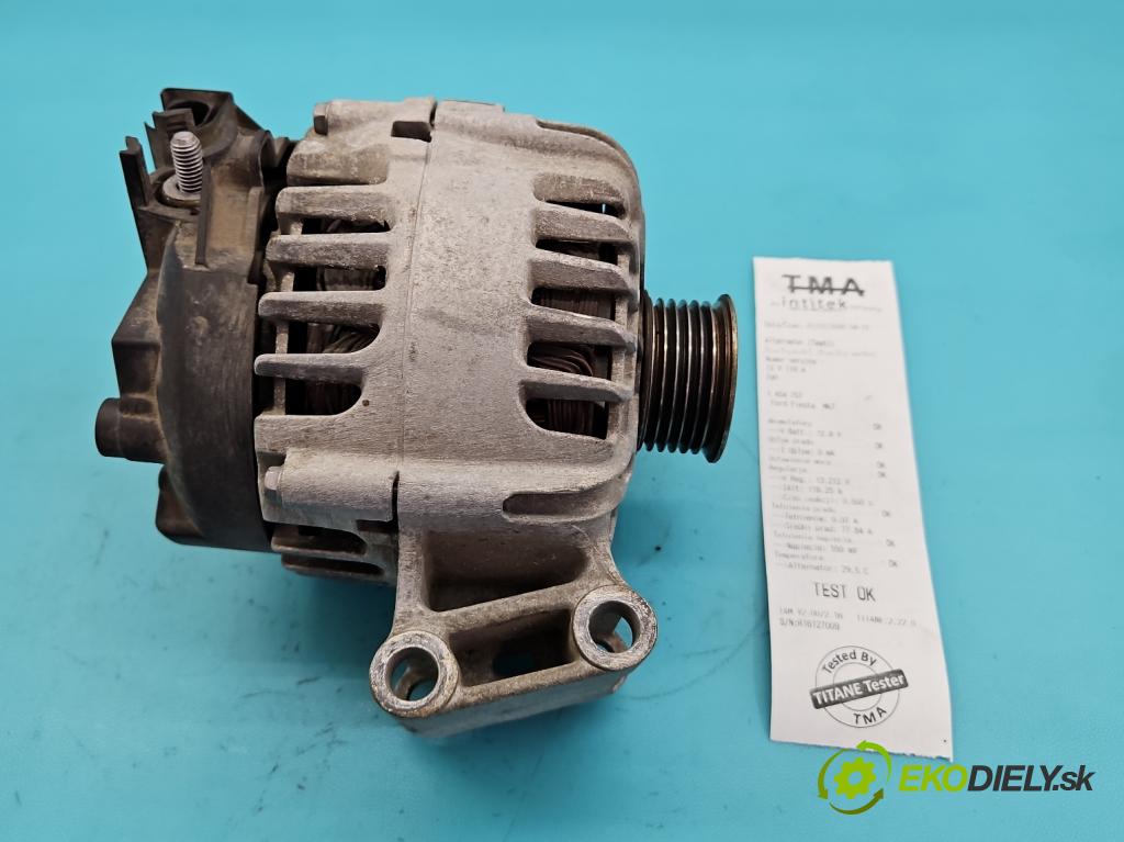Ford Fiesta Mk7 2008-2017 1.6 16V 120 HP manual 88 kW 1596 cm3 5- Alternator AV6N-10300-HA (Alternátor)