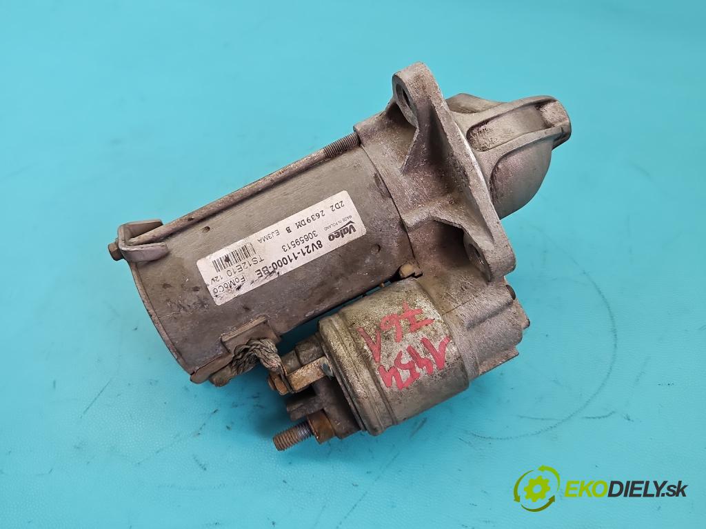 Ford Fiesta Mk7 2008-2017 1.6 16V 120 HP manual 88 kW 1596 cm3 5- štartér 8V21-11000-BE (Štartér)