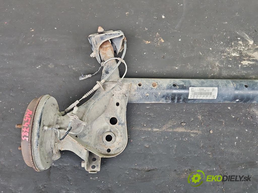 Ford Fiesta Mk7 2008-2017 1.6 16V 120 hp manual 88 kW 1596 cm3 5- zadní výztuha  (Výztuhy zadní)