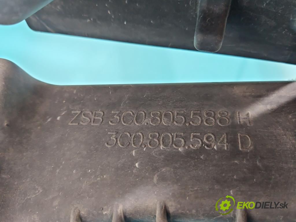 Vw Passat B6 2005-2010 2.0 tdi 140 hp automatic 103 kW 1968 cm3 5- stěna přední 3C0805588H (Výztuhy přední)