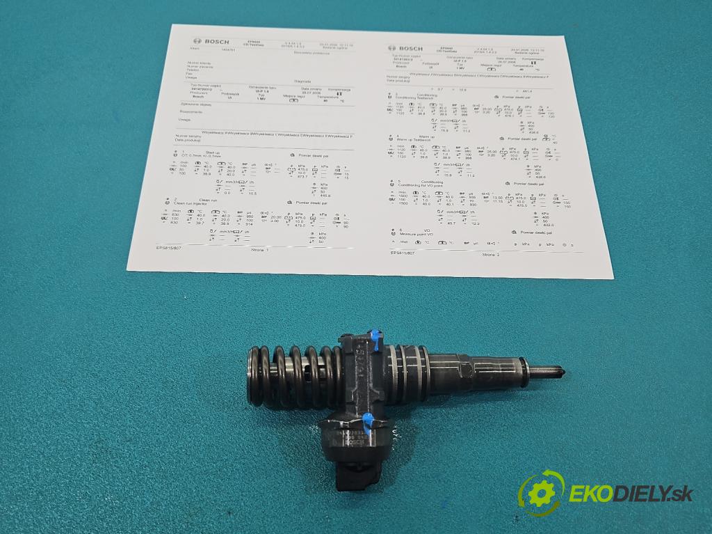 Vw Passat B6 2005-2010 2.0 tdi 140 HP automatic 103 kW 1968 cm3 5- vstrekovacie čerpadlo 0414720312 (Vstrekovač paliva)