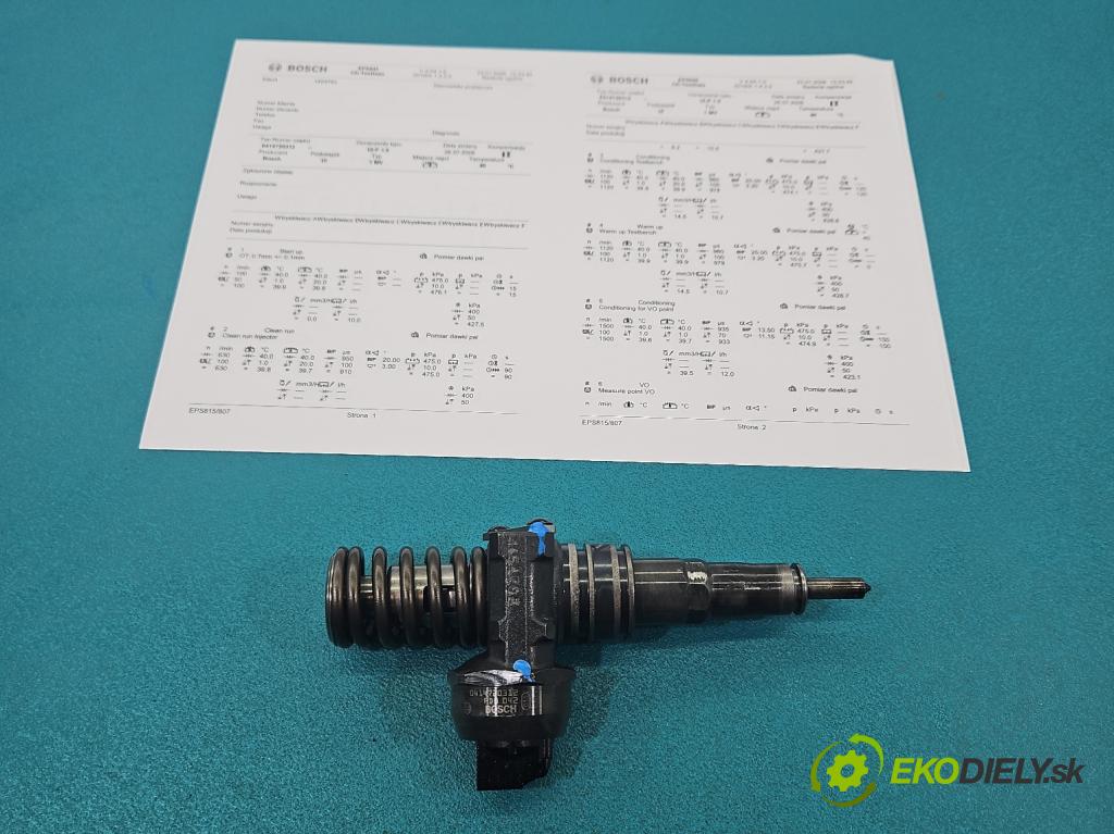Vw Passat B6 2005-2010 2.0 tdi 140 HP automatic 103 kW 1968 cm3 5- vstrekovacie čerpadlo 0414720312 (Vstrekovač paliva)