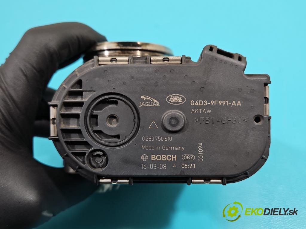 Jaguar XE 2015-2024 2.0d 179KM automatic 132 kW 1999 cm3 4- klapka G4D3-9F991-AA (Škrtiaca klapka)