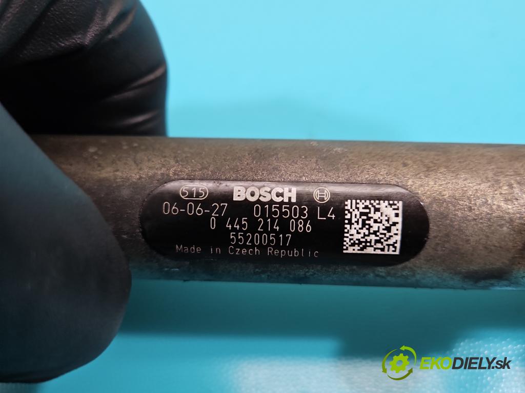 Fiat Doblo I 2001-2010 1,3.0 jtd 75 HP manual 55 kW 1248 cm3 5- lišta vstrekovacia 0445214086 (Vstrekovacia lišta)