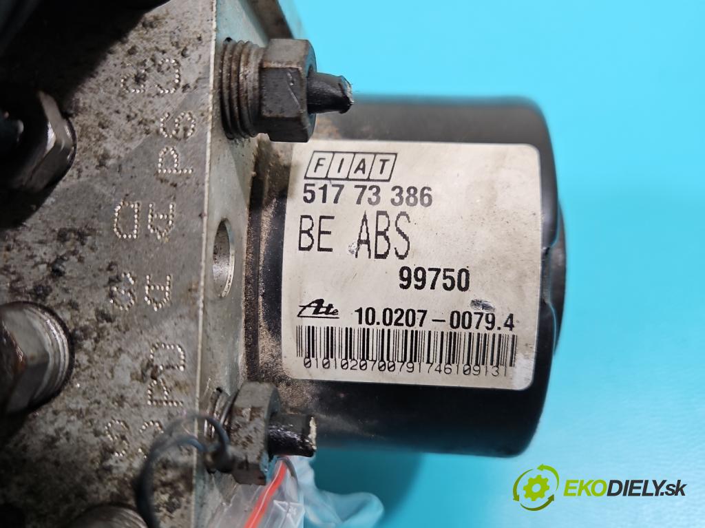 Fiat Doblo I 2001-2010 1,3.0 jtd 75 HP manual 55 kW 1248 cm3 5- čerpadlo abs 51773386 (Pumpa ABS)