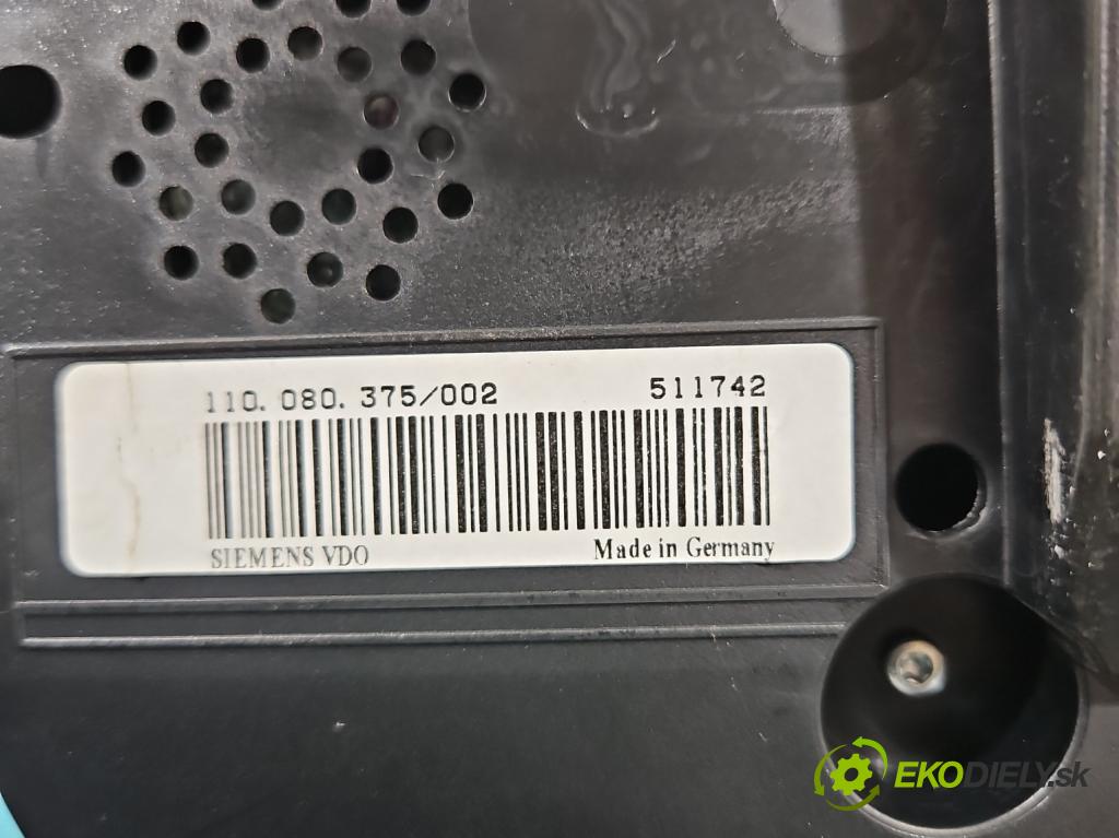 Vw Golf plus 1.4 TSI 140 HP automatic 103 kW 1390 cm3 5- prístrojovka/ budíky 1K0920874A (Prístrojová doska)