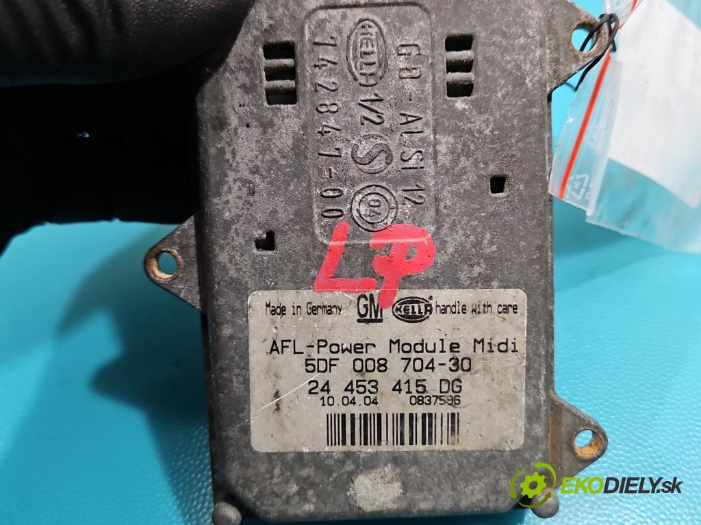 Opel Signum 1.9 cdti 150 HP manual 110 kW 1910 cm3 5- střídač: xenon 5DF008704-30 (Riadiaca jednotka xenónu)