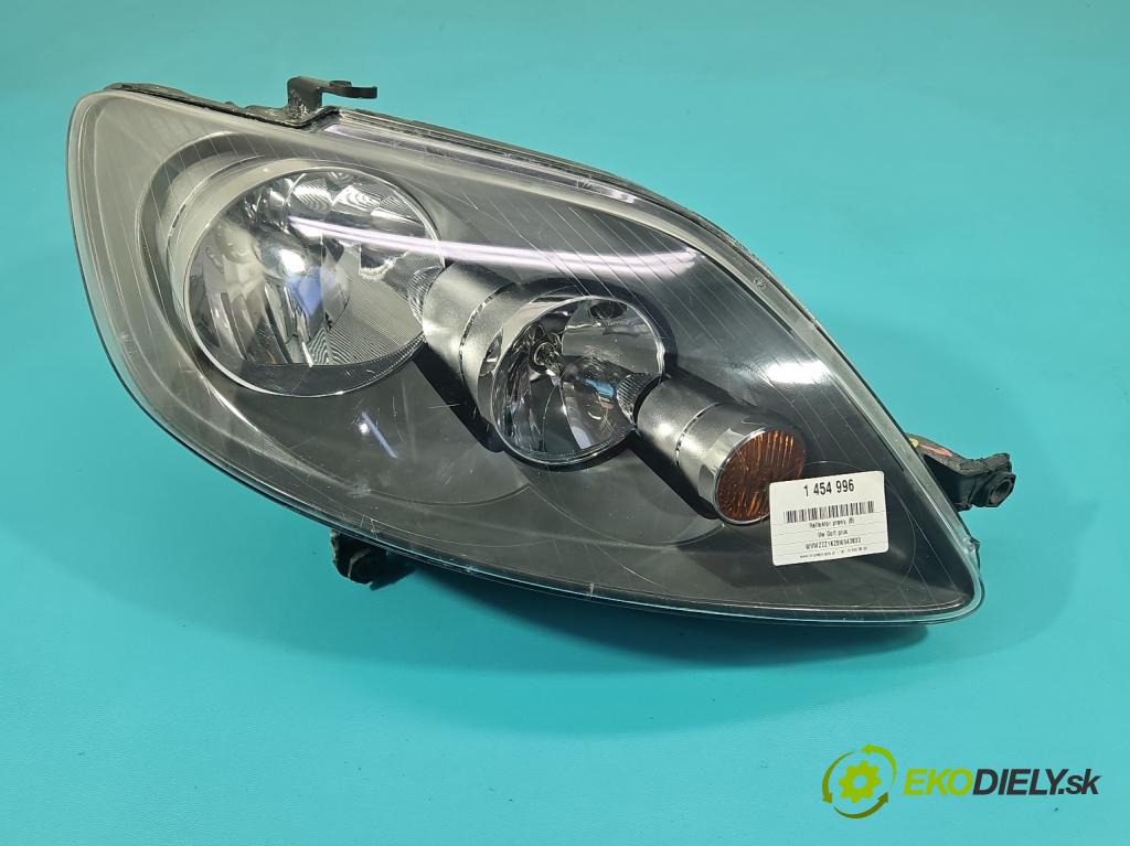 Vw Golf plus 1.4 TSI 140 HP automatic 103 kW 1390 cm3 5- Reflektor: pravý 5M1941006B (Svetlo predné pravé)