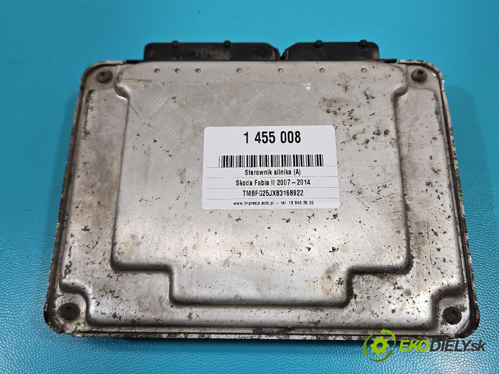 Skoda Fabia II 2007-2014 1.9 tdi 105 HP manual 77 kW 1896 cm3 5- riadiaca jednotka motora 038906019NS