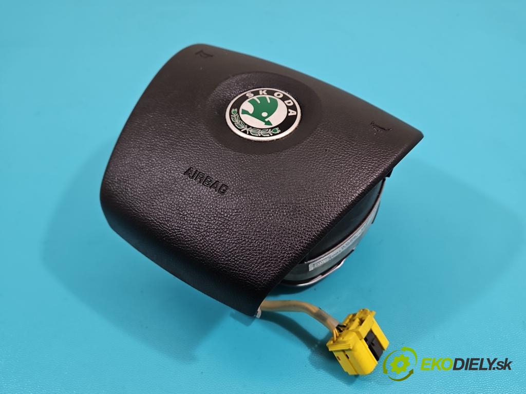 Skoda Fabia II 2007-2014 1.9 tdi 105 HP manual 77 kW 1896 cm3 5- airbag vzduch: Řidiči: 5J0880201D (Airbag)