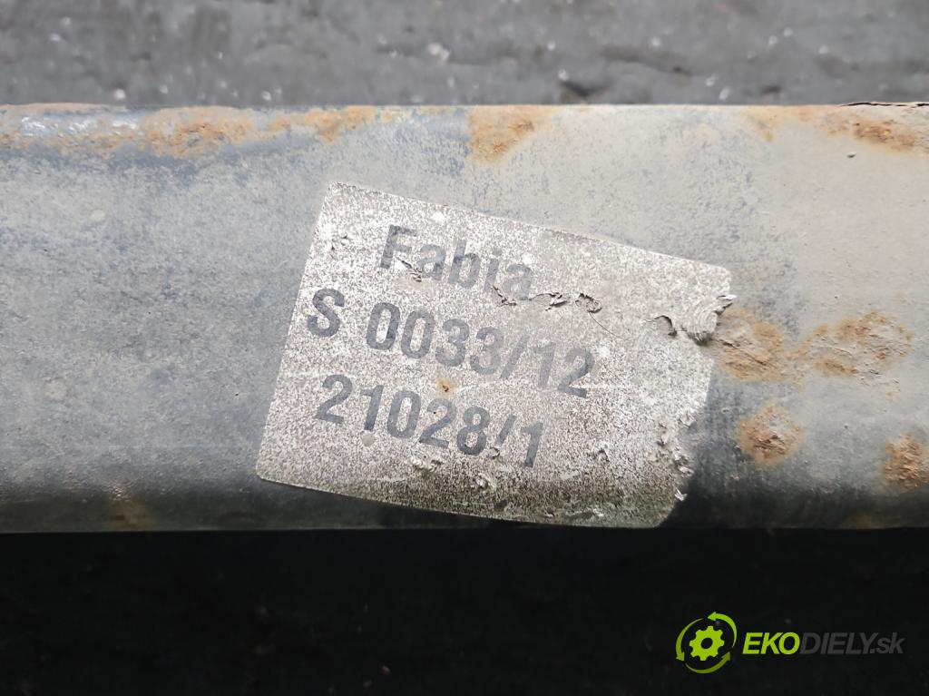 Skoda Fabia II 2007-2014 1.9 tdi (BSW) 105 hp manual 77 kW 1896 cm3 5- zadní výztuha  (Výztuhy zadní)
