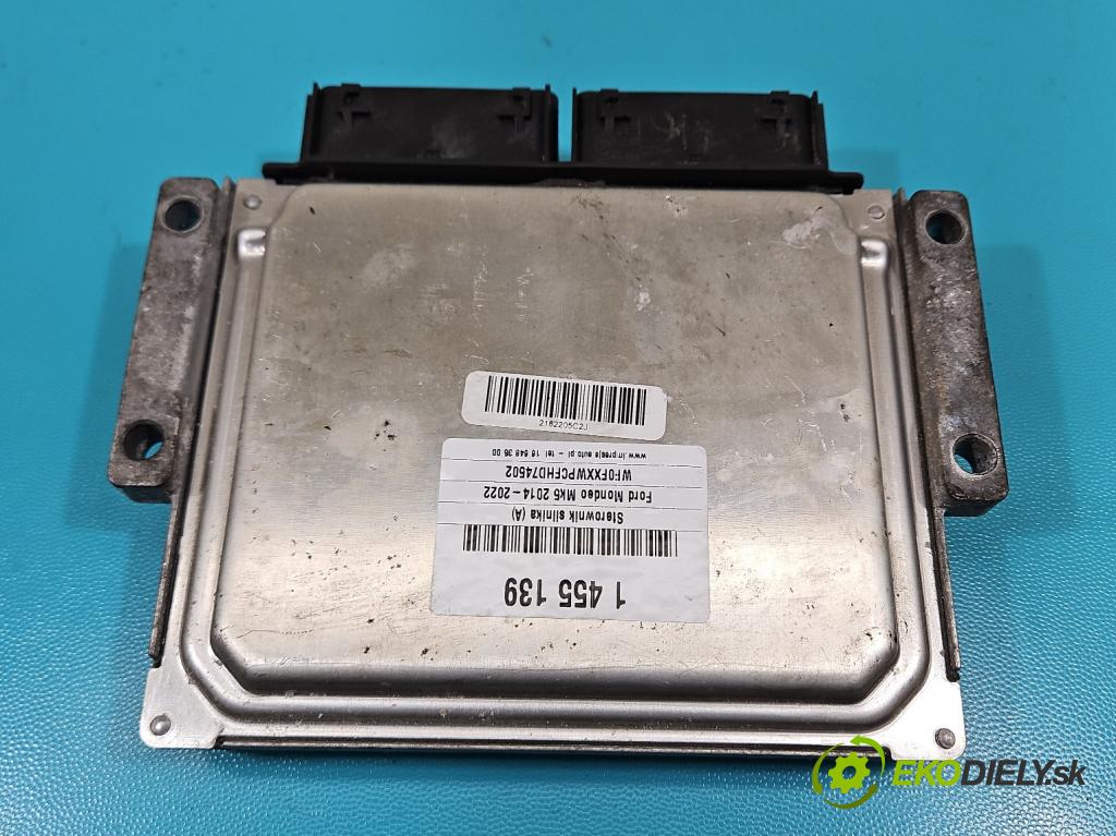 Ford Mondeo Mk5 2014-2022 2.0 tdci 179KM automatic 132 kW 1997 cm3 5- riadiaca jednotka motora DS71-12B684-XC