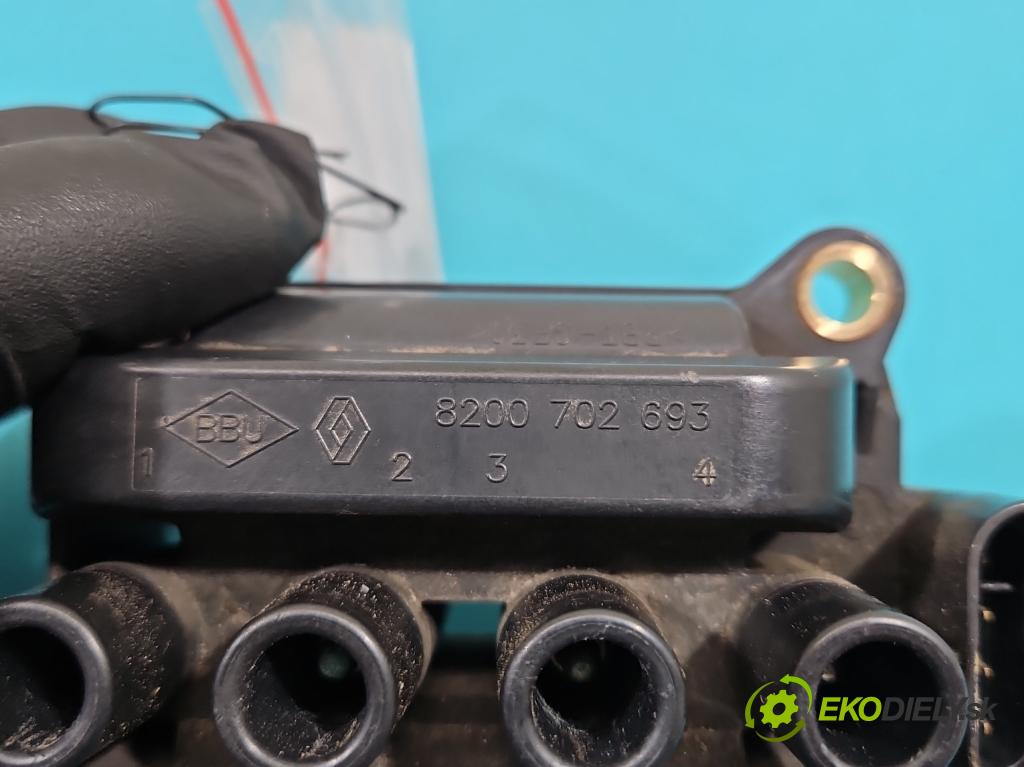 Renault Clio IV 2012-2020 1.1 16V 75 HP manual 55 kW 1149 cm3 5- cievka zapaľovacia 77040001 (Zapaľovacia cievka)