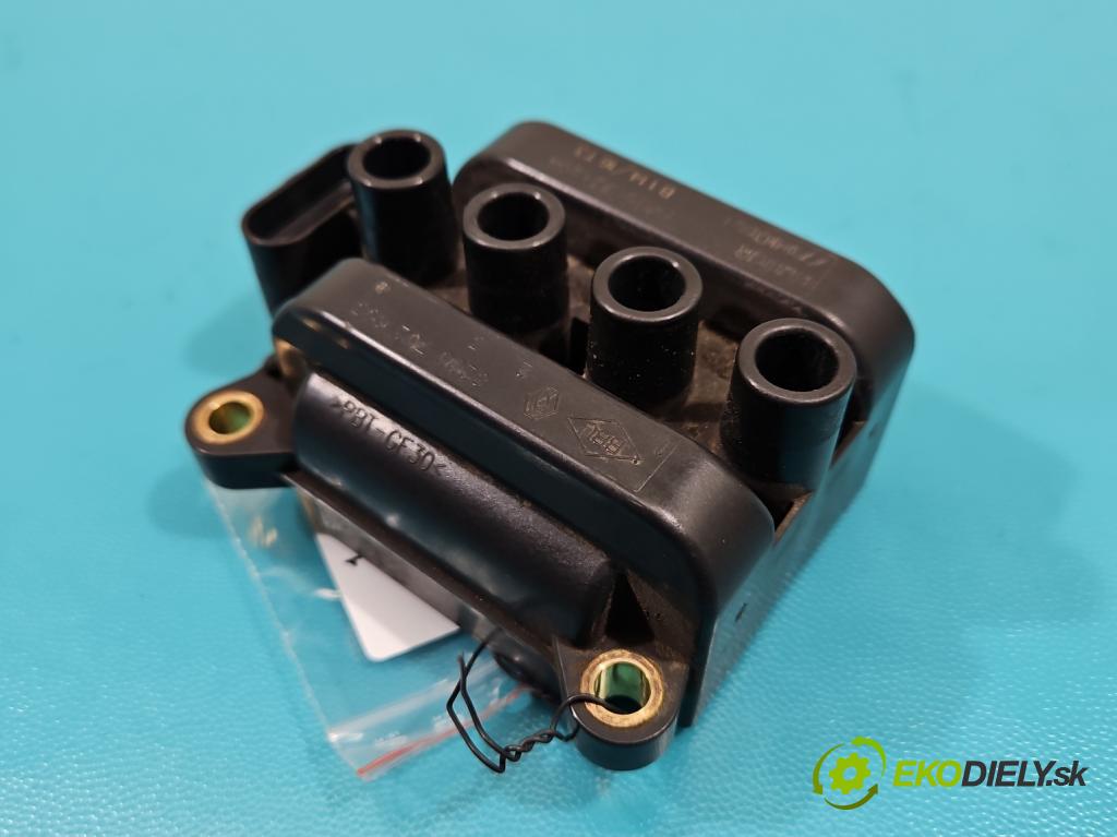 Renault Clio IV 2012-2020 1.1 16V 75 HP manual 55 kW 1149 cm3 5- cievka zapaľovacia 77040001 (Zapaľovacia cievka)