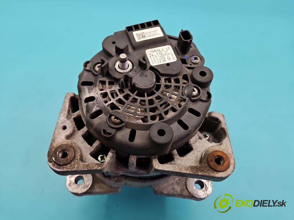 Renault Clio IV 2012-2020 1.1 16V 75 HP manual 55 kW 1149 cm3 5- Alternator 231001107R (Alternátor)