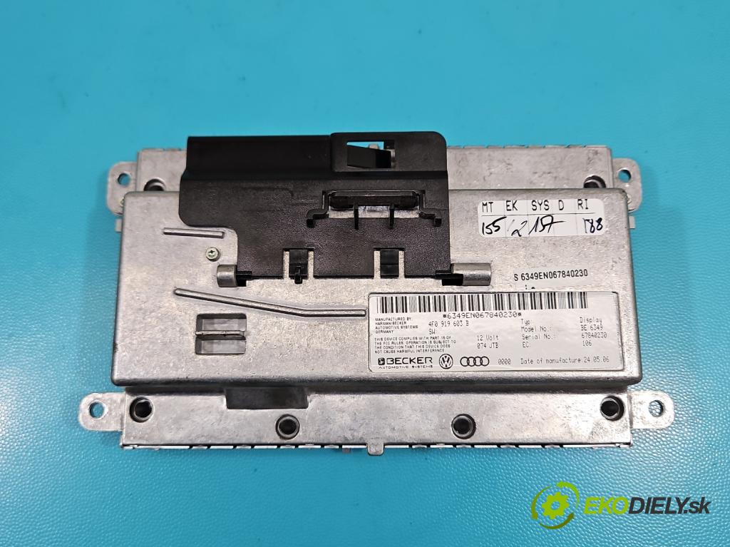 Audi Q7 2005-2015 4.2 V8 FSI automatic 257 kW 4163 cm3 5- Zobrazit: 4F0919603B (Prístrojová doska)