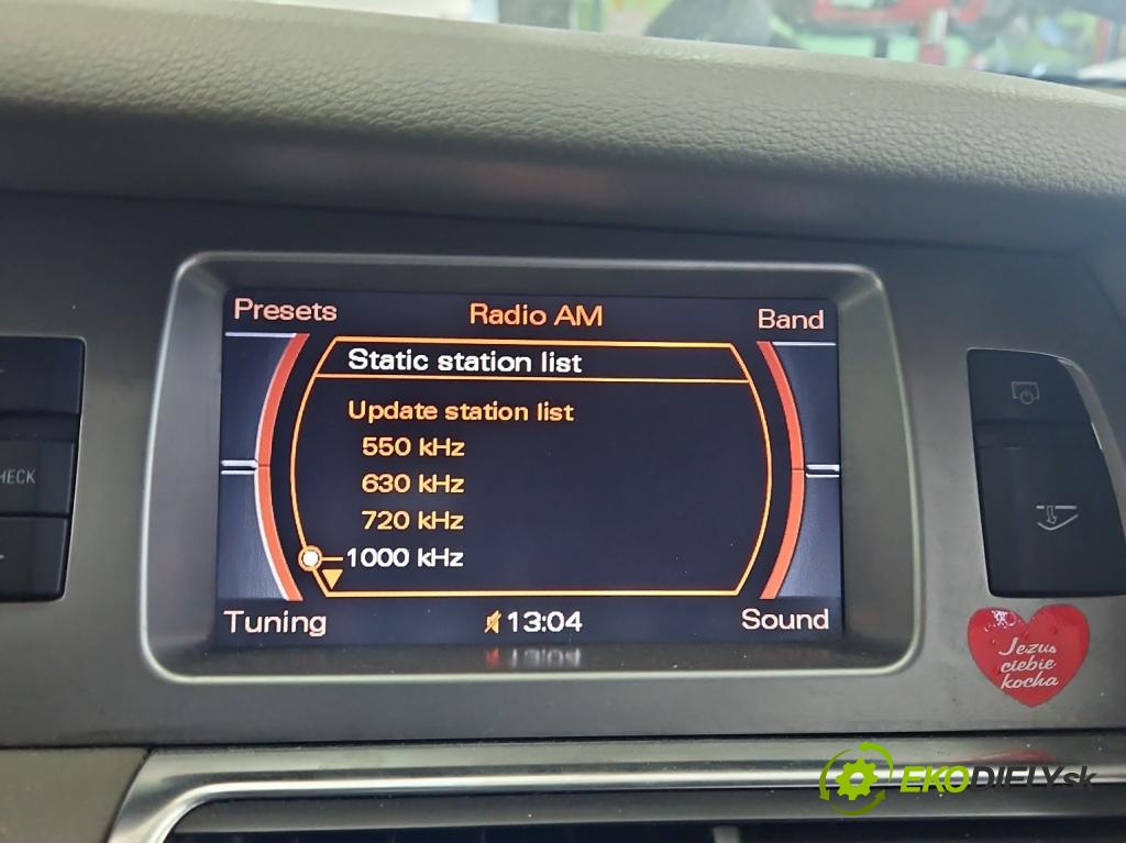 Audi Q7 2005-2015 4.2 V8 FSI automatic 257 kW 4163 cm3 5- Zobrazit: 4F0919603B (Prístrojová doska)