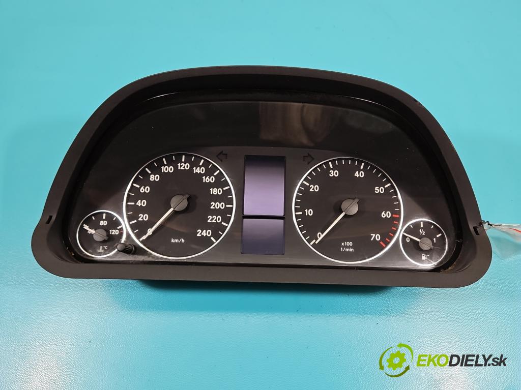 Mercedes A W169 2004-2012 1.7 116 HP manual 85 kW 1699 cm3 5- prístrojovka/ budíky 1031098101 (Prístrojová doska)