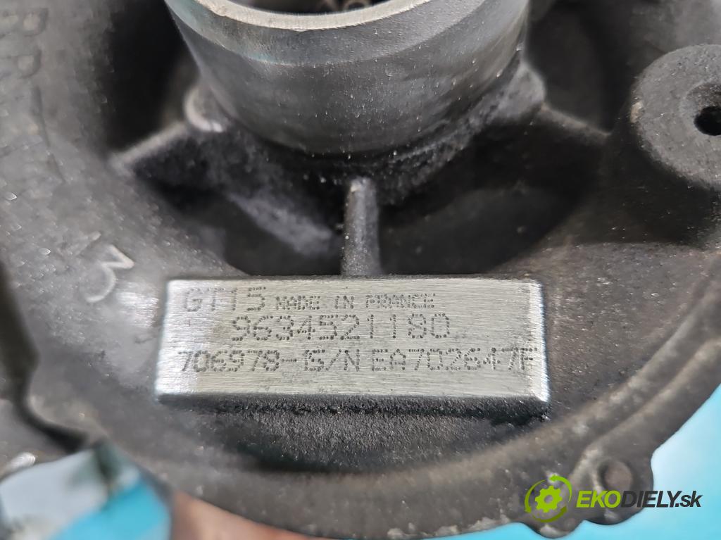 Citroen Jumpy 1994-2006 2.0 hdi 94 HP manual 69 kW 1997 cm3 5- turbodúchadlo, turbo 9634521180 (Turbodúchadlo (kompletné))