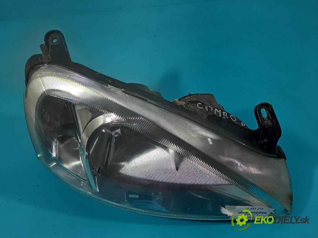 Opel Corsa C 2000-2006 1.0 12V 60 HP manual 44 kW 998 cm3 3- Reflektor: pravý  (Svetlo predné pravé)