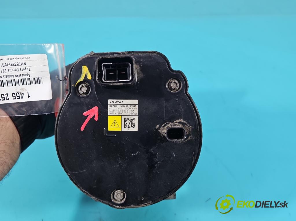 Toyota Corolla E21 2019- 1.8 16V 98 HP automatic 72 kW 1798 cm3 4- Kompresor: klimatizácie 042400-1202 (Kompresor klimatizácie)