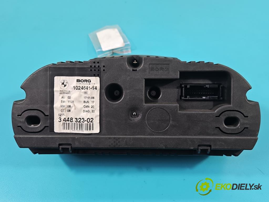 Bmw X3 E83 2003-2010 2.0d (M47): 150 HP manual 110 kW 1995 cm3 5- prístrojovka/ budíky 3448323 (Prístrojová doska)