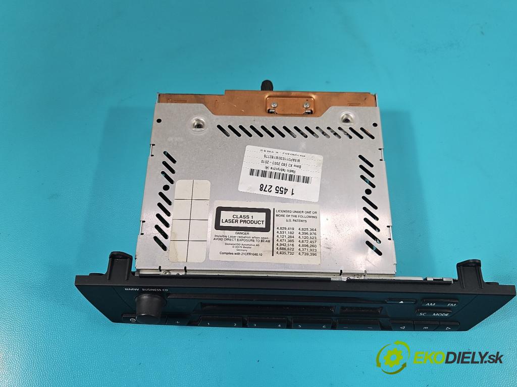 Bmw X3 E83 2003-2010 2.0d (M47): 150 HP manual 110 kW 1995 cm3 5- Radio originál 9146710-02