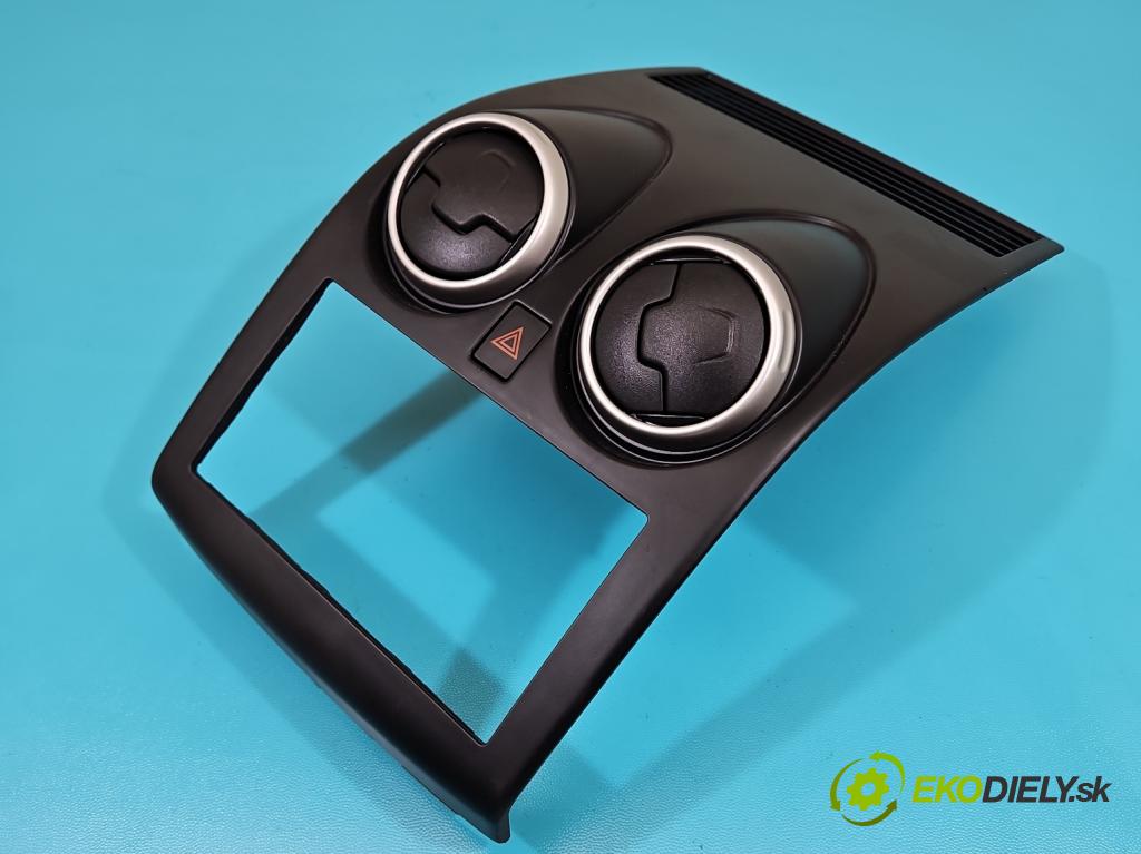 Nissan Qashqai I J10 2006-2013 2.0 16V 141 HP manual 104 kW 1997 cm3 5- Mřížka: kúrenia stredová 68760JD10A (Mriežka kúrenia (fukár))