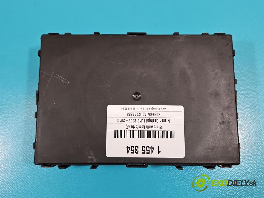 Nissan Qashqai I J10 2006-2013 2.0 16V 141 HP manual 104 kW 1997 cm3 5- riadiaca jednotka komfortu 284B2BR00B