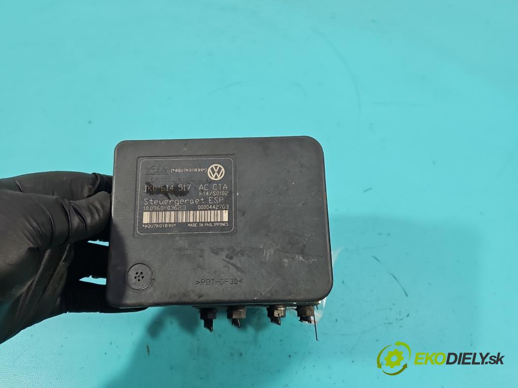 Vw Golf plus 1.4 TSI 140 HP automatic 103 kW 1390 cm3 5- čerpadlo abs 1K0614517AC (Pumpa ABS)